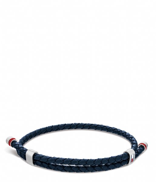 Tommy Hilfiger Bracelet Double Wrap Logo Bracelet Blue (TJ2790225)